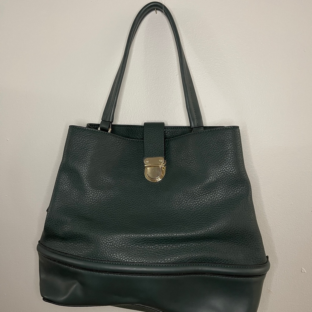 Zara Green Leather Purse